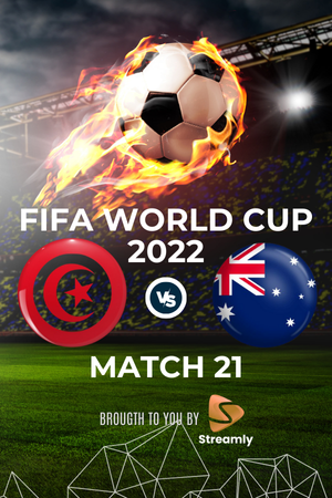 Fifa WC 22 Tunisia vs Australia Match 21