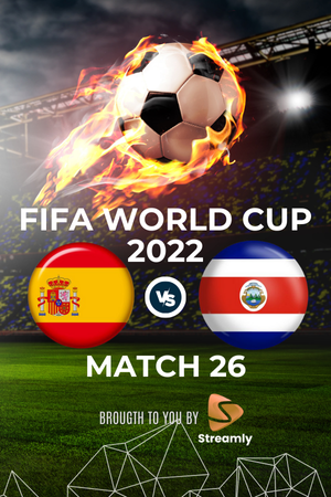 Fifa WC 22 Spain vs Costa Rica Match 26