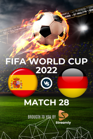 Fifa WC 22 Spain vs Germany Match 28