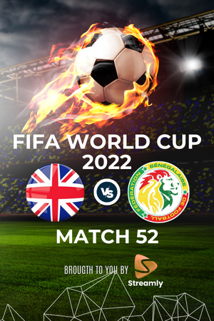 Fifa WC 22 England vs Senegal Match 52