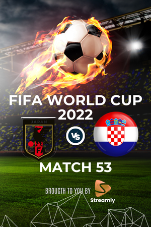 Fifa WC 22 Japan vs Croatia Match 53