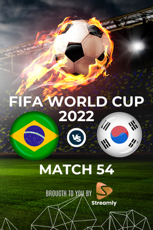 Fifa WC 22 Brazil vs South Korea Match 54