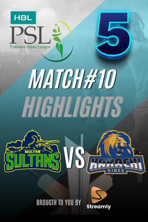 PSL 5 Multan vs KHI Match 10