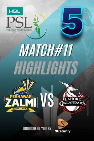 PSL 5 Peshawar vs LHR Match 11