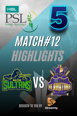 PSL 5 Multan vs Quetta Match 12