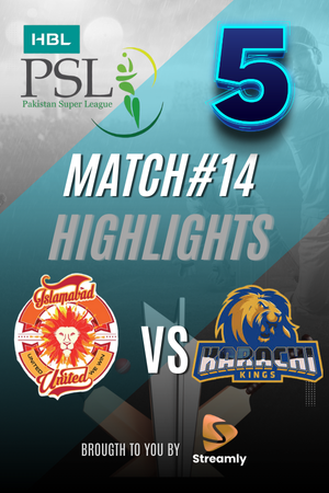 PSL 5 KHI vs ISL Match 14
