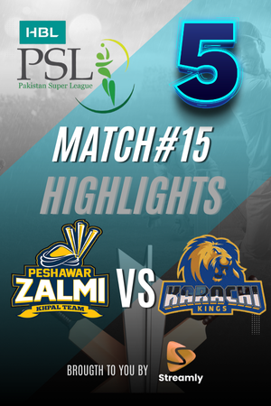 PSL 5 KHI vs Peshawar Match 15