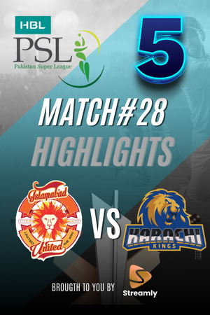 PSL 5 KHI vs ISL Match 28