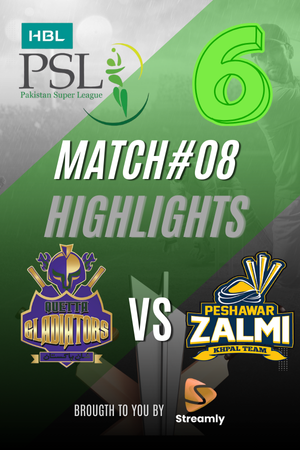 PSL 6 Quetta vs Peshawar Match 08