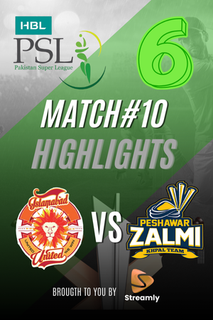PSL 6 ISL vs Peshawar Match 10