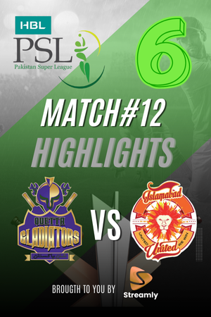 PSL 6 Quetta vs ISL Match 12