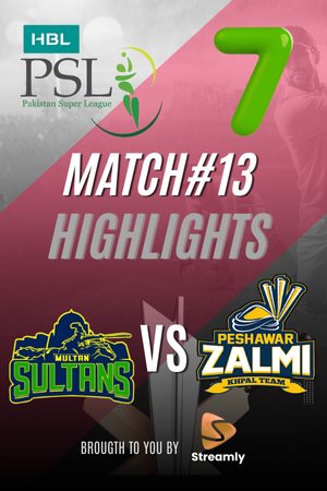 PSL 7 Multan vs Peshawar Match 13