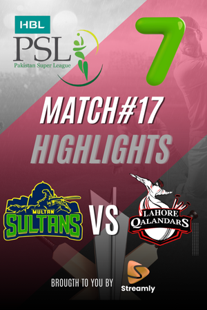PSL 7 LHR vs Multan Match 17