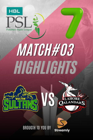 PSL 7 Multan vs LHR Match 03