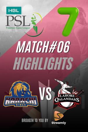 PSL 7 KHI vs LHR Match 06
