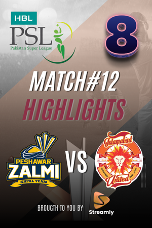 PSL 8 Peshawar ISL Match 12
