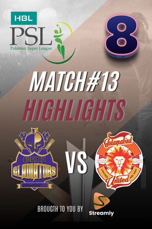 PSL 8 Quetta vs ISL Match 13