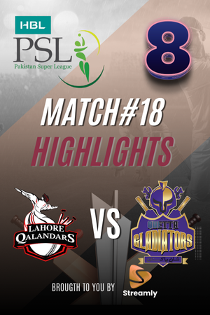 PSL 8 LHR vs Quetta Match 18