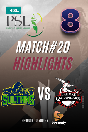 PSL 8 LHR vs Multan Match 20
