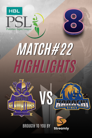 PSL 8 Quetta vs KHI Match 22
