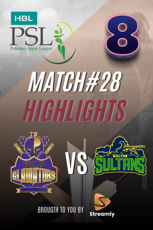 PSL 8 Quetta vs Multan Match 28