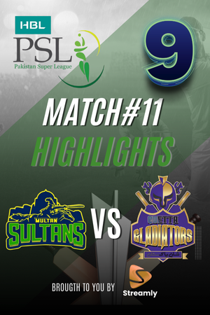 PSL 9 Multan vs Quetta Match 11