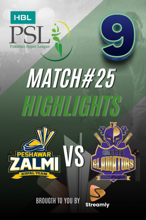 PSL 9 Peshawar vs Quetta Match 25