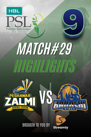 PSL 9 Khi vs Peshawar Match 29