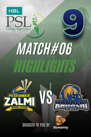 PSL 9 Peshawar vs Khi Match 06